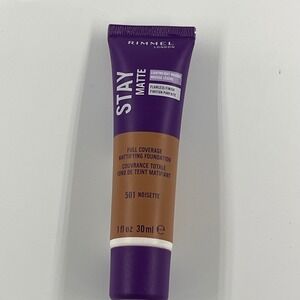 NEW‎ Rimmel London Stay Matte Full Coverage Foundation 501 Lightweight Mousse